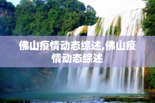 佛山疫情动态综述,佛山疫情动态综述
