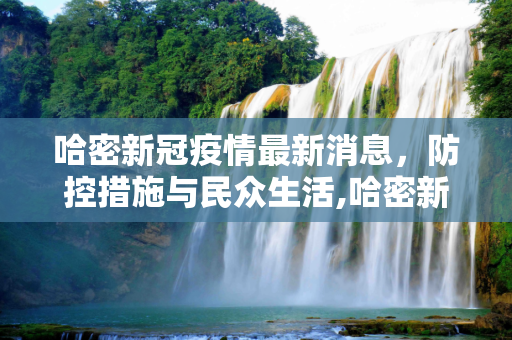 哈密新冠疫情最新消息，防控措施与民众生活,哈密新冠疫情最新消息
