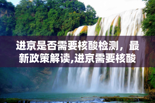 进京是否需要核酸检测，最新政策解读,进京需要核酸检测吗