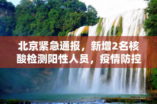 北京紧急通报，新增2名核酸检测阳性人员，疫情防控形势严峻,北京新增2名核酸阳性人员