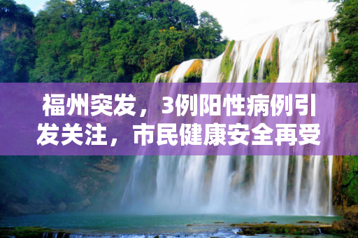 福州突发，3例阳性病例引发关注，市民健康安全再受考验,福州发现3例阳性