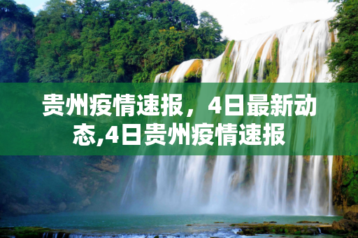 贵州疫情速报，4日最新动态,4日贵州疫情速报