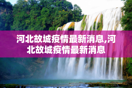 河北故城疫情最新消息,河北故城疫情最新消息