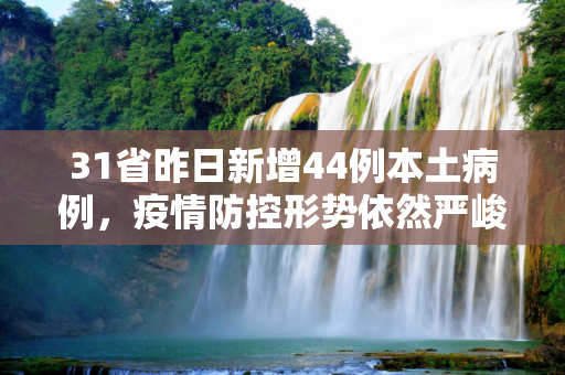31省昨日新增44例本土病例，疫情防控形势依然严峻,31省昨日增44例本土