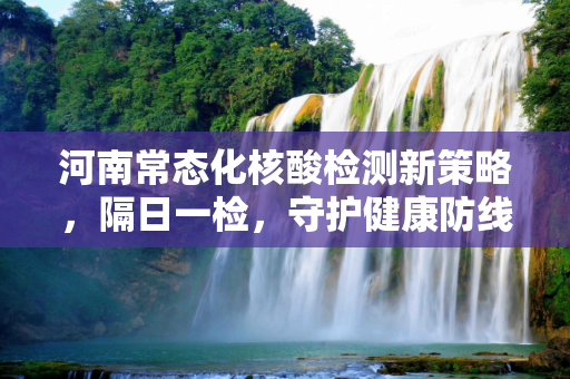 河南常态化核酸检测新策略，隔日一检，守护健康防线,河南开展常态化核检:隔1天检1次
