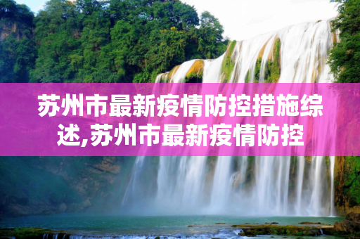 苏州市最新疫情防控措施综述,苏州市最新疫情防控