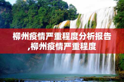 柳州疫情严重程度分析报告,柳州疫情严重程度