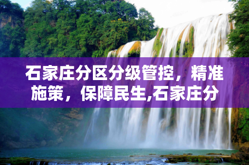 石家庄分区分级管控，精准施策，保障民生,石家庄分区分级管控