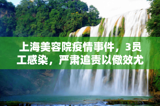 上海美容院疫情事件，3员工感染，严肃追责以儆效尤,美容院3员工感染上海:将严肃追责