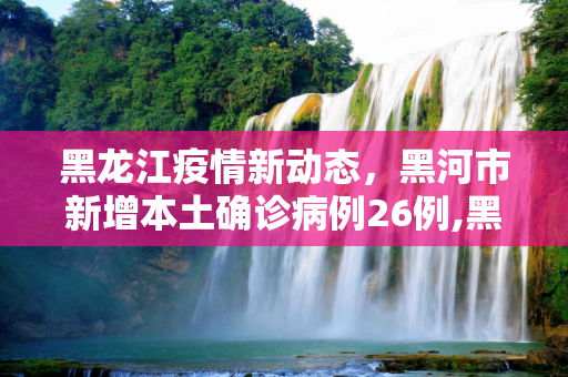 黑龙江疫情新动态，黑河市新增本土确诊病例26例,黑龙江新增本土确诊26例均在黑河