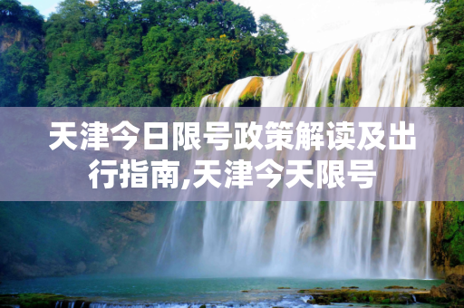 天津今日限号政策解读及出行指南,天津今天限号
