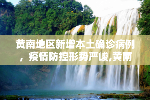 黄南地区新增本土确诊病例，疫情防控形势严峻,黄南新增本土确诊