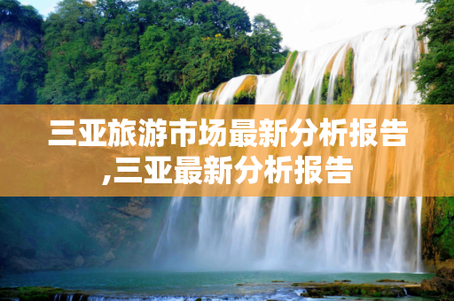 三亚旅游市场最新分析报告,三亚最新分析报告