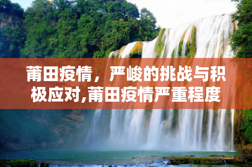 莆田疫情，严峻的挑战与积极应对,莆田疫情严重程度