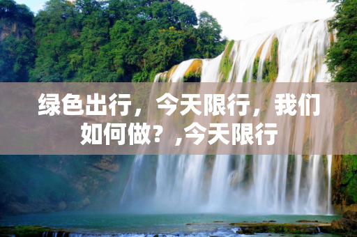 绿色出行，今天限行，我们如何做？,今天限行