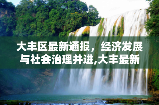 大丰区最新通报，经济发展与社会治理并进,大丰最新通报