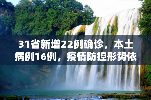 31省新增22例确诊，本土病例16例，疫情防控形势依然严峻,31省新增22例确诊本土16例