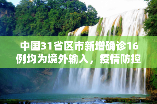 中国31省区市新增确诊16例均为境外输入，疫情防控形势依旧严峻,31省区市新增确诊16例均为境外输入