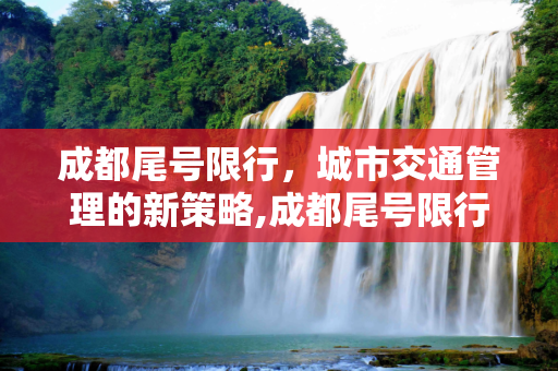 成都尾号限行，城市交通管理的新策略,成都尾号限行