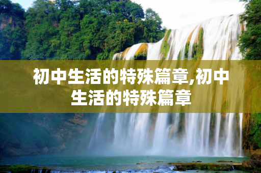 初中生活的特殊篇章,初中生活的特殊篇章
