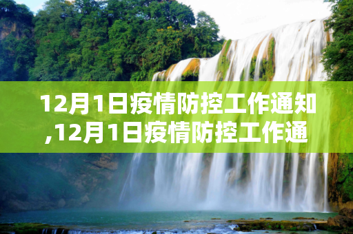 12月1日疫情防控工作通知,12月1日疫情防控工作通知