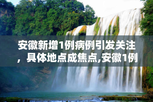 安徽新增1例病例引发关注，具体地点成焦点,安徽1例是哪里的