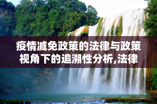 疫情减免政策的法律与政策视角下的追溯性分析,法律与政策视角下的疫情减免追溯性分析