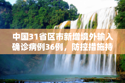 中国31省区市新增境外输入确诊病例36例，防控措施持续加强,31省区市新增境外输入确诊36例