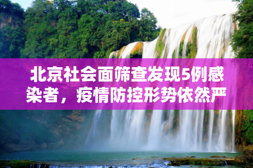北京社会面筛查发现5例感染者，疫情防控形势依然严峻,北京社会面筛查5例感染者