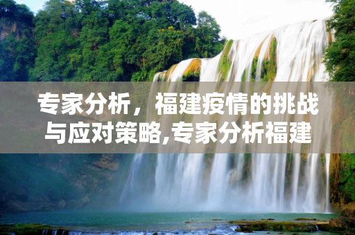 专家分析，福建疫情的挑战与应对策略,专家分析福建疫情