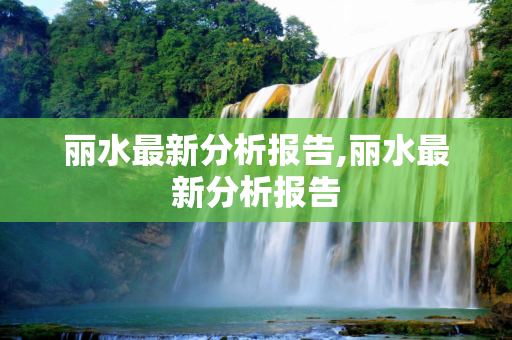 丽水最新分析报告,丽水最新分析报告